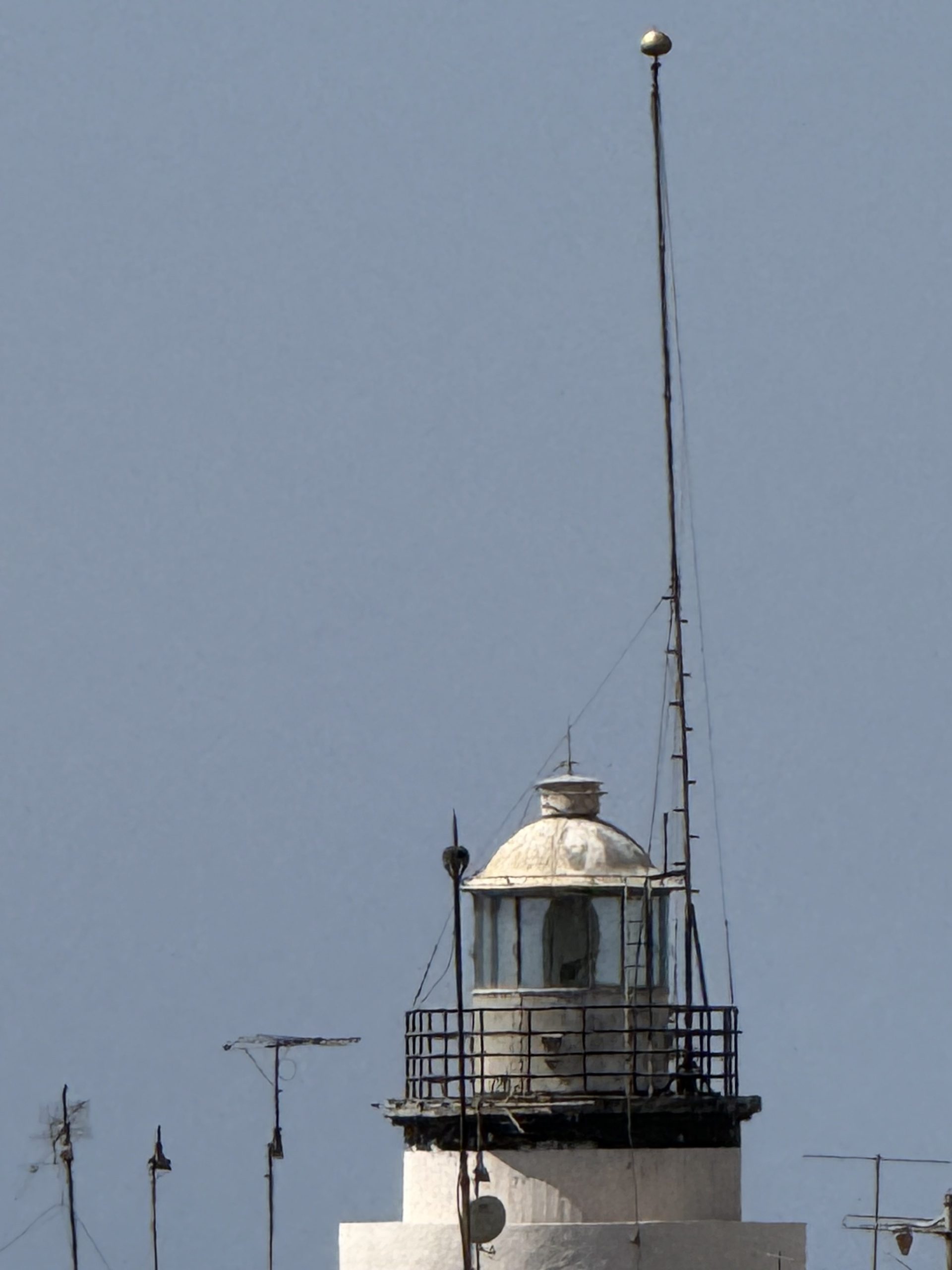 Picture of a lighthouse with the iPhone 16 Pro Max at 25x zoom