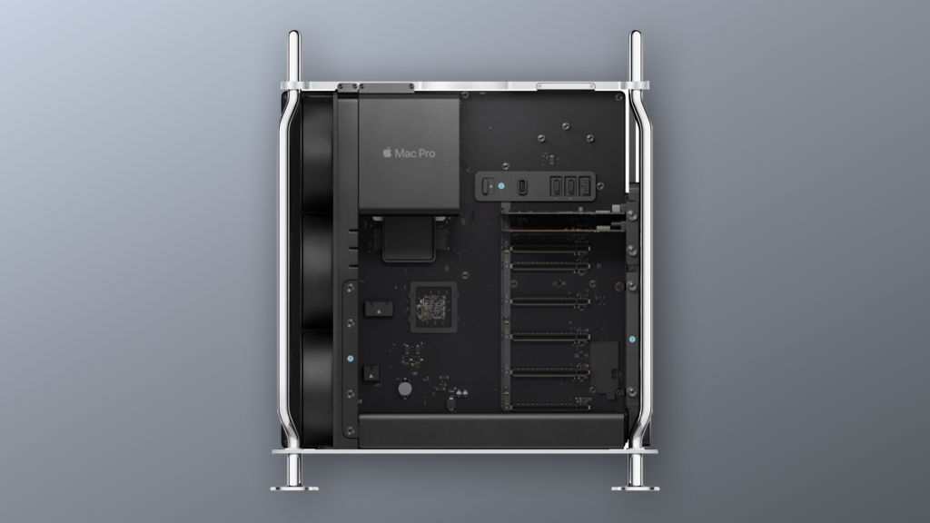 Der Mac Pro bleibt das Flaggschiff in Apples Mac-Reihe. Er ist vor allem wegen seiner internen PCI-Slots f&uuml;r Ton- und Video-Studios interessant. Er k&ouml;nnte mit einem neuen &bdquo;M4 Extreme&ldquo; zu neuen H&ouml;hen aufsteigen.
