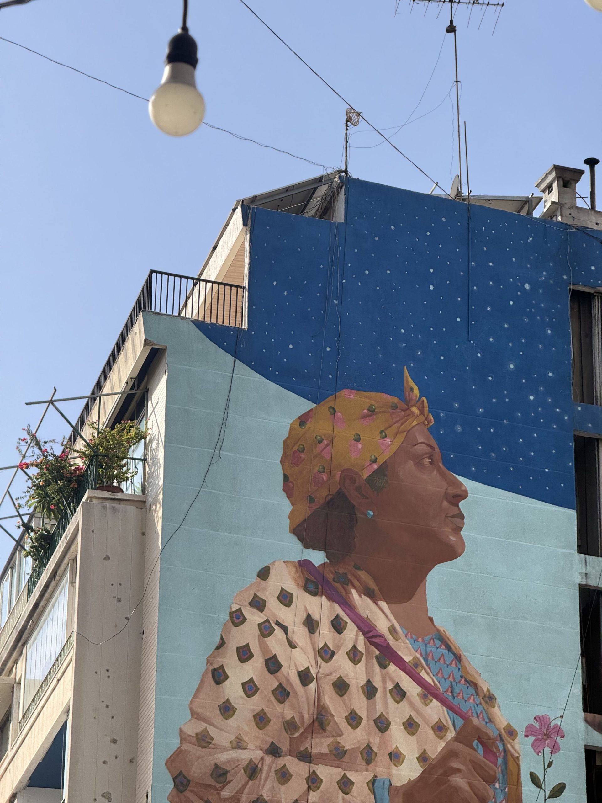 Picture of a mural with the iphone 16 Pro Max at 5X telephoto