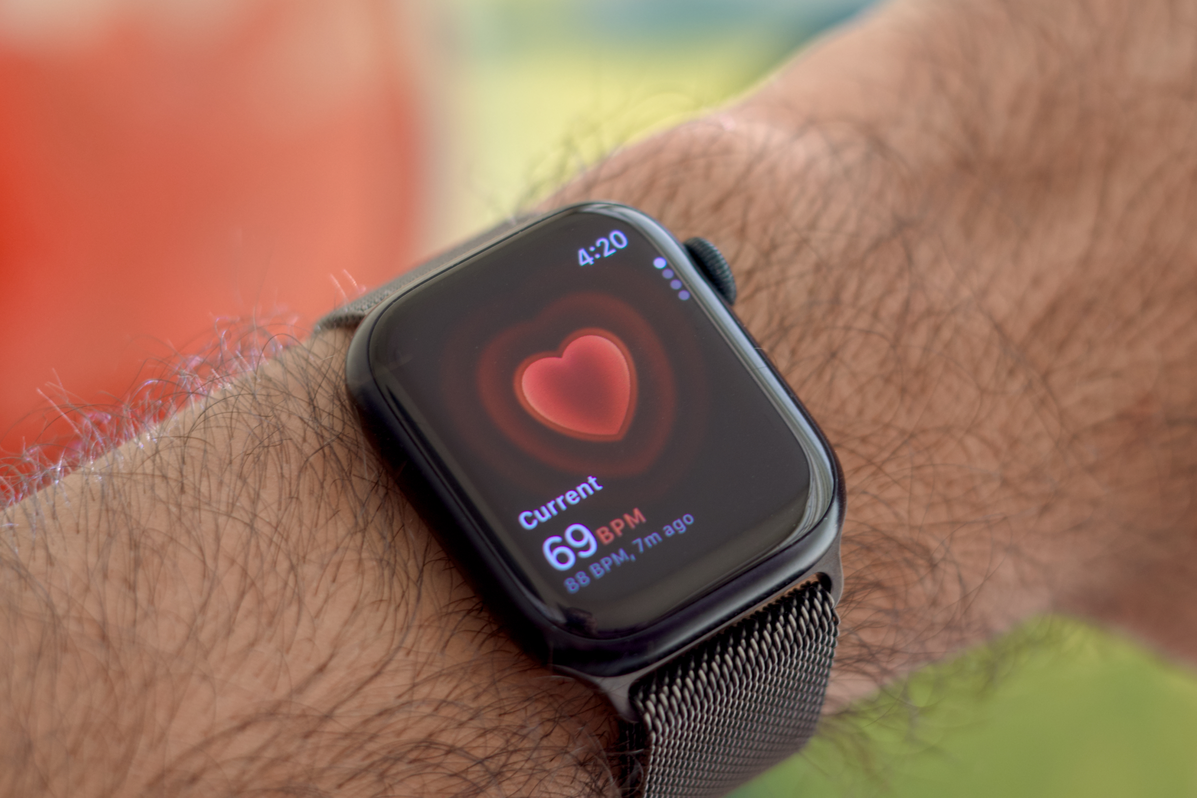 Apple Watch heart rate