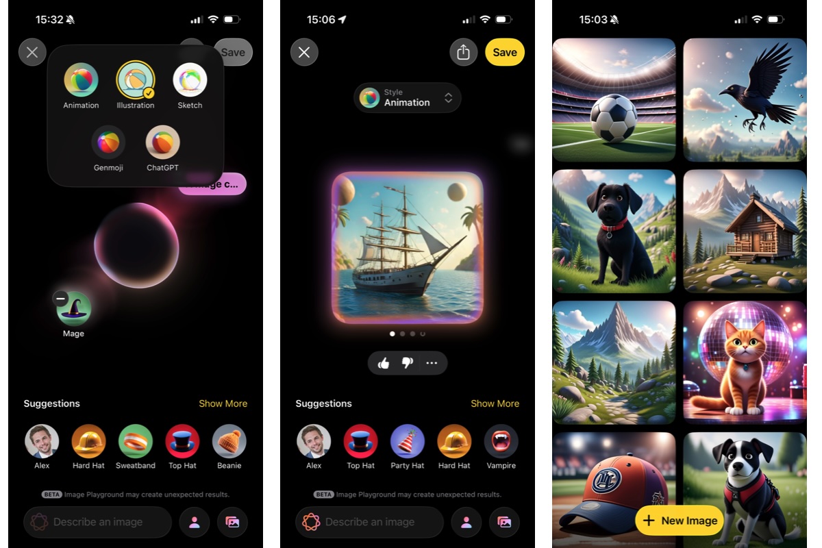 استفاده از Image Playground
