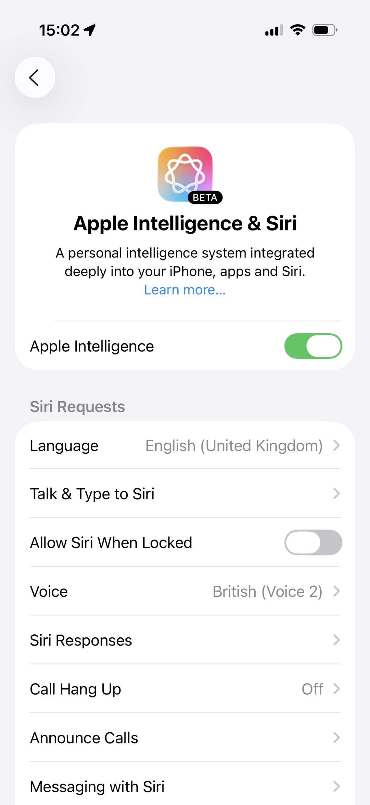 نحوه تنظیم هوش مصنوعی اپل در آیفون