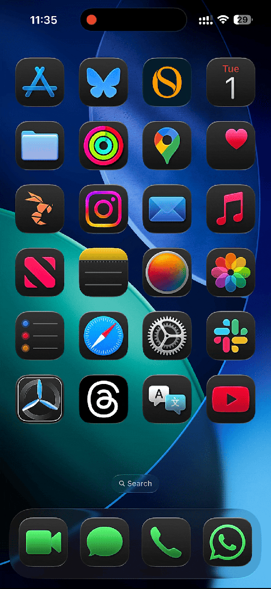 Liquid Glass on Lock Screen