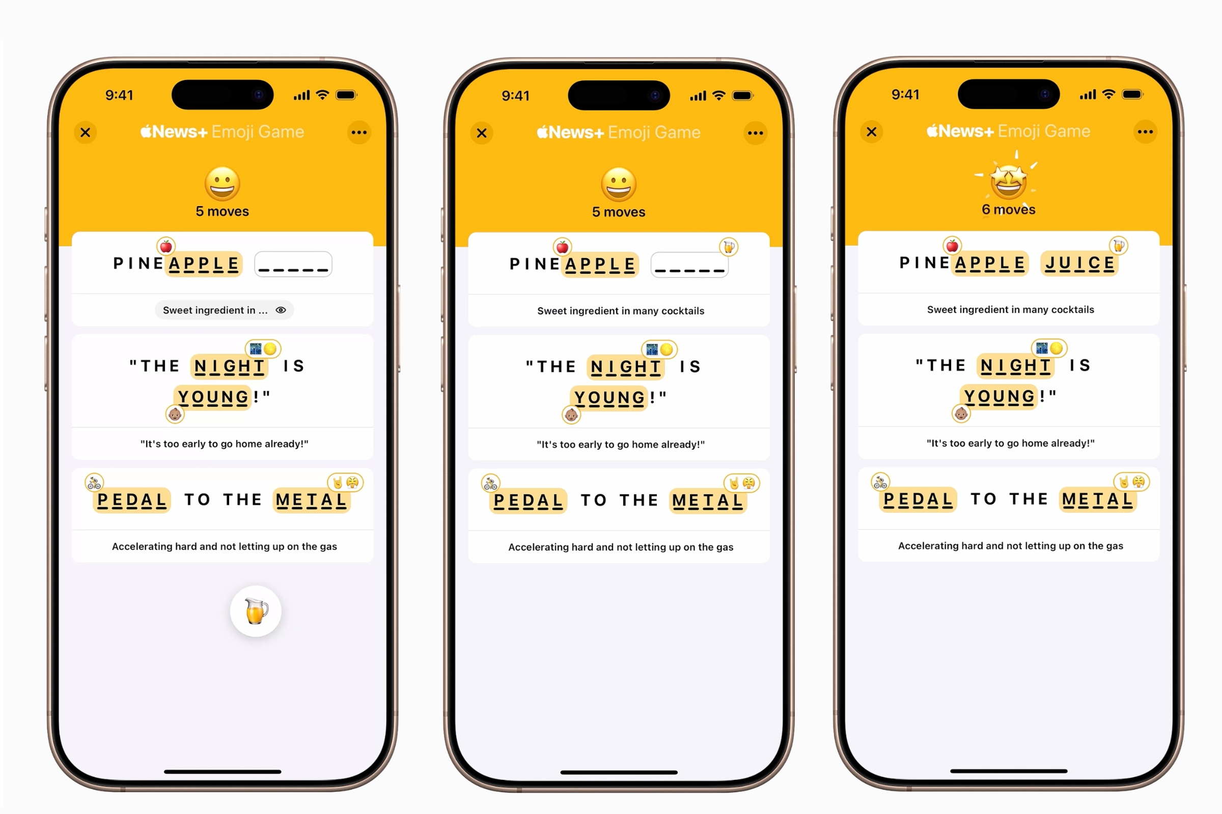 Apple News+ Emoji Game