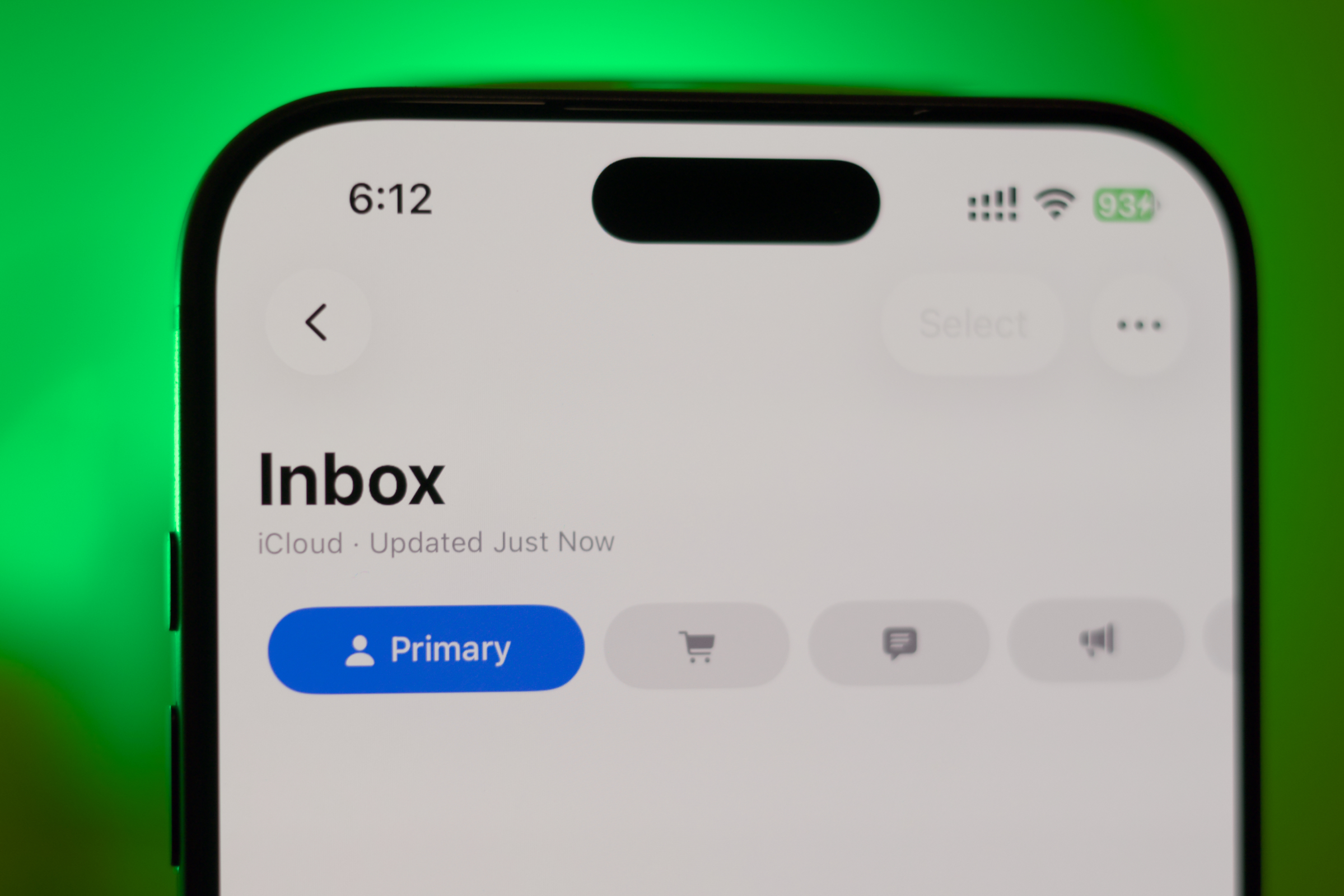 Apple Mail categorization