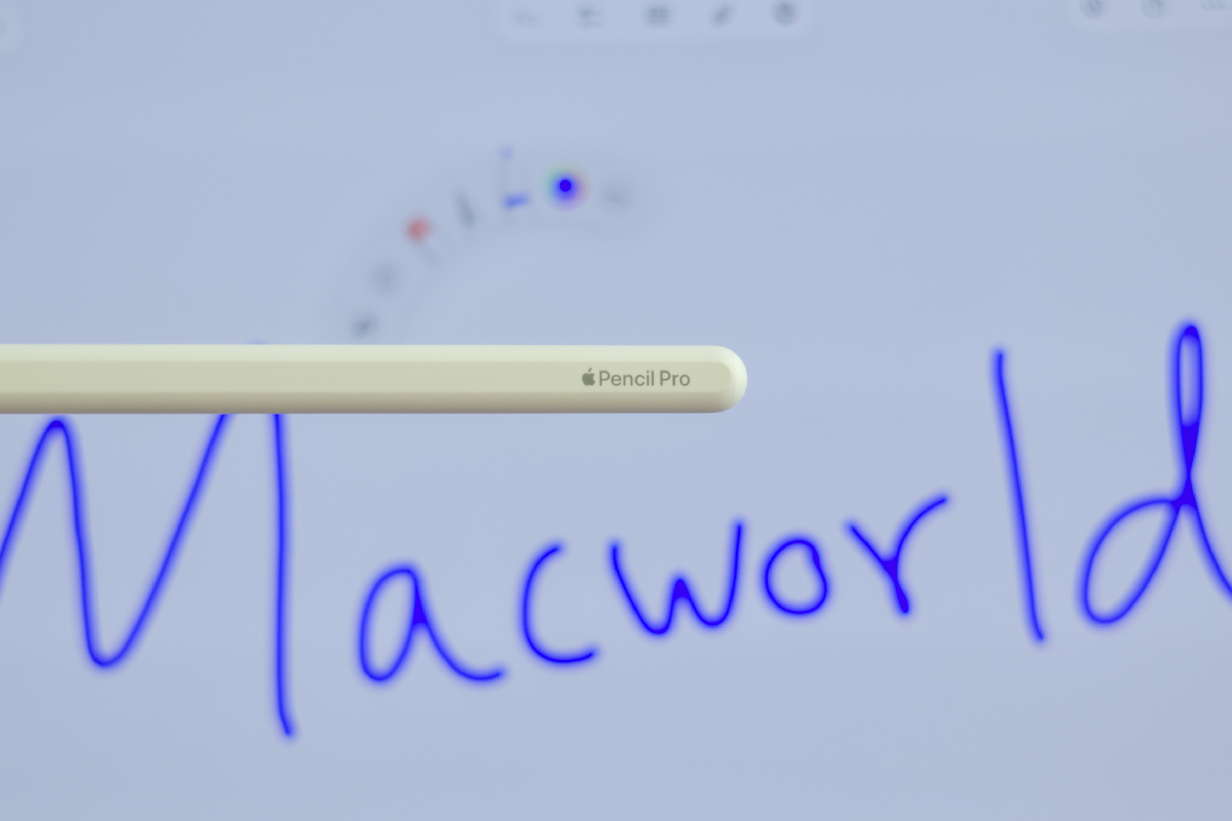 Apple Pencil Pro paired with iPad Pro M4