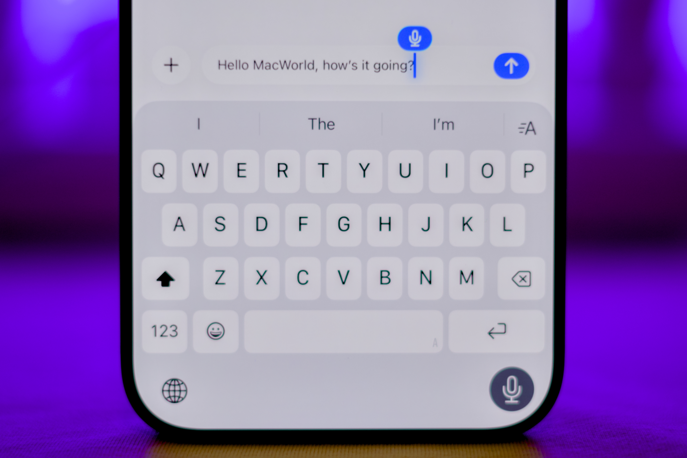 Apple speech to text