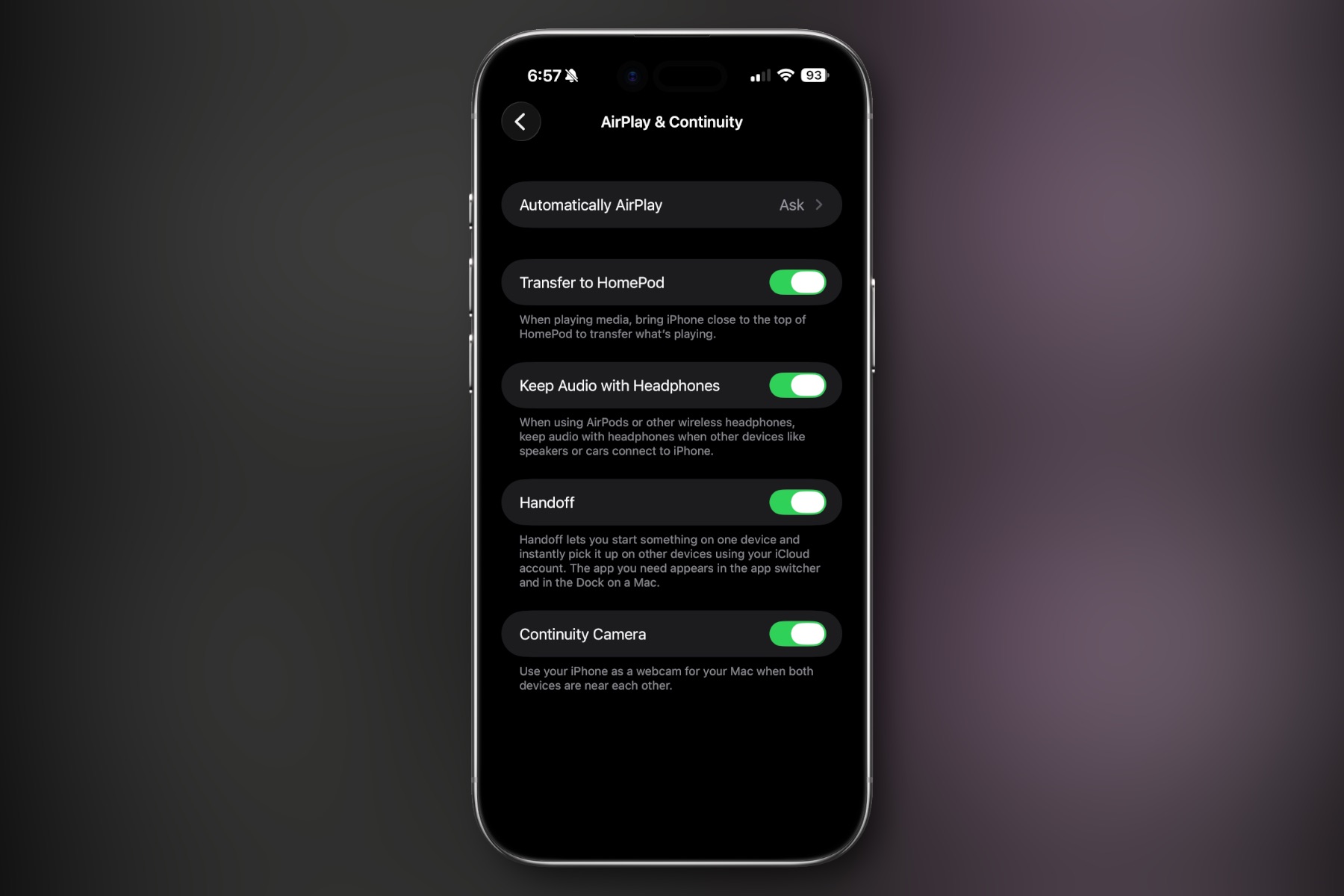 Keep Audio with Headphones